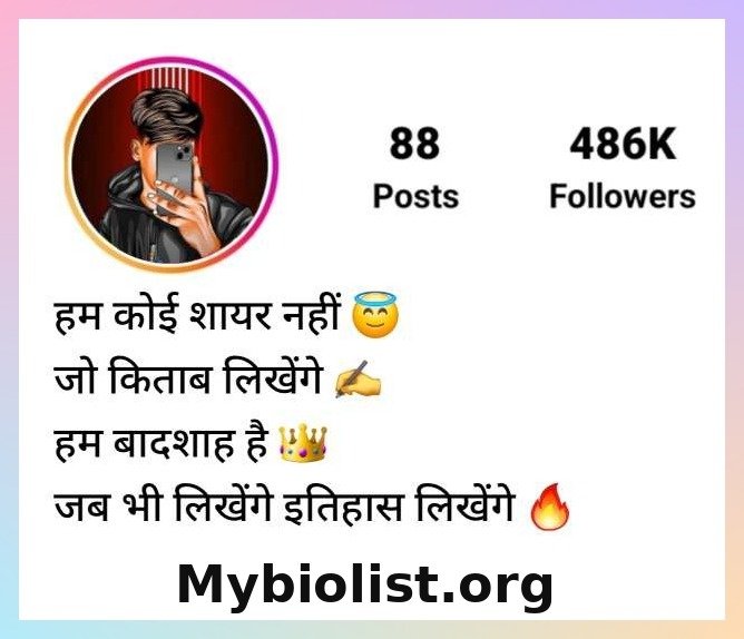 Best Instagram Captions In hindi for Boys- Attitude & Stylish