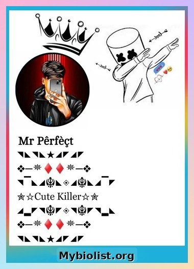 Facebook VIP Bio With Emoji & Text